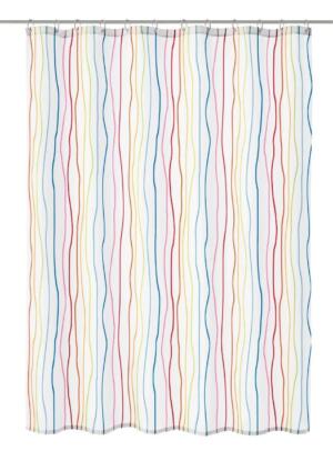 Kleine Wolke Jolie Tekstylna Zasłona prysznicowa Multicolor 240×180 cm GLAZBUD