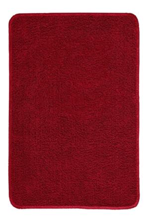 Kleine Wolke Marco Ekologiczny Dywanik łazienkowy Red Czerwony 70×120 cm GLAZBUD