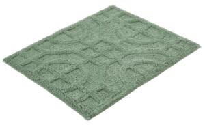 Kleine Wolke Mosaic Recyklingowany Dywanik łazienkowy zielony 50 x 60 cm ECO CARE GLAZBUD