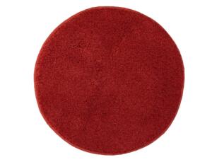 Kleine Wolke Relax Dywanik łazienkowy czerwony 100 cm okrągły GLAZBUD