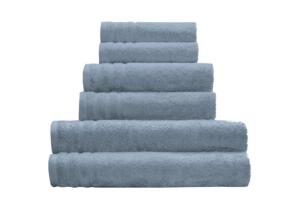 Kleine Wolke Royal Wegański Ręcznik dla gości niebieski 30x 50 cm ECO LIVING GLAZBUD