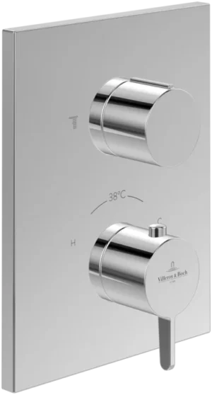 Villeroy & Boch Conum bateria wannowo-prysznicowa podtynkowa termostatyczna chrom TVS12700200061 GLAZBUD
